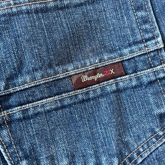 Wrangler Men’s 20X Slim Straight Denim Jeans Tall Size 31x38 - Picture 3 of 9